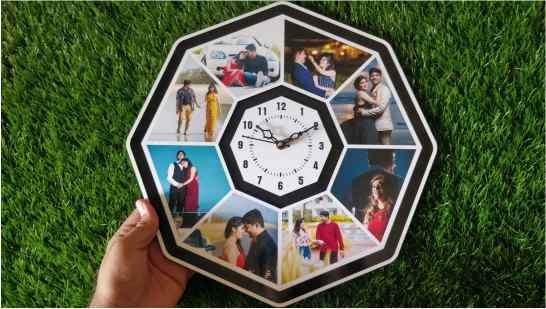 https://shoppingyatra.com/product_images/Bonding Gifts_ Wooden Octagon Clock_2.jpg